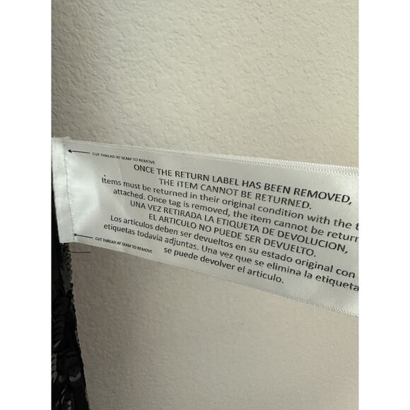 NWT Mac Duggal Black Sequined One-Shoulder Evening Gown Dress Size 0 - Picture 5 of 10